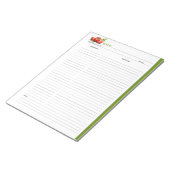 Tomaten Notitieblok met kweekrecept (Schuin)