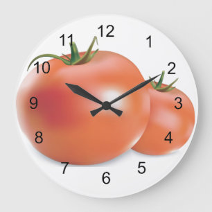 Tomaten Ontwerpwandklok Grote Klok