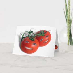 Tomaten op zoete basis kaart