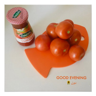 TOMATEN & PASTA ARRANGEMENT PERFECT POSTER