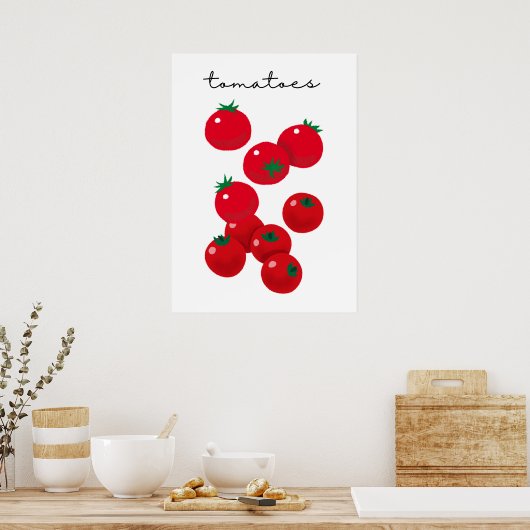 Tomaten Poster (Keuken)