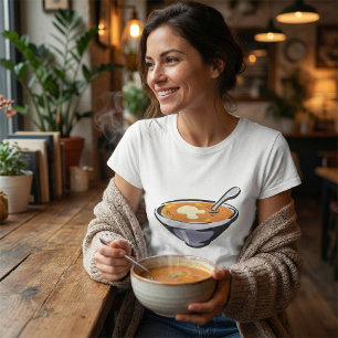 Tomaten Soep Kom met Lepel T-shirt