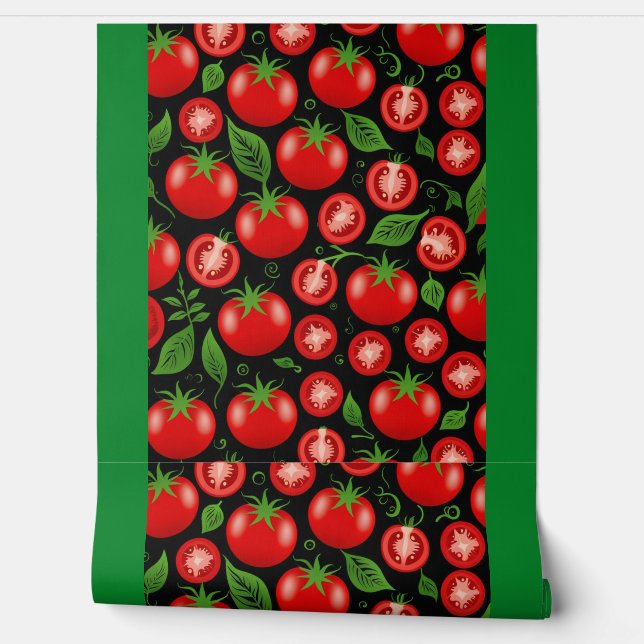 Tomatenbehang voor keuken behang (Afrollen)