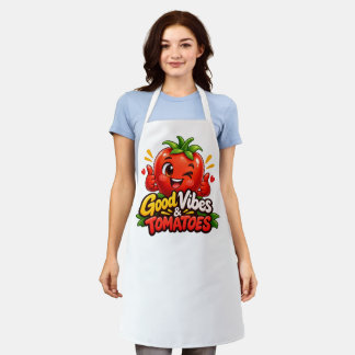 Tomatencraft – Grappig Tomaten Keukenontwerp Schort