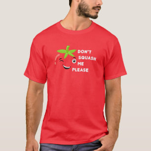 Tomatenkostuum niet squash me tomaat t-shirt