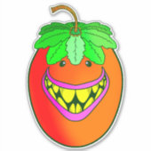 Tomatenmonster Sticker (Voorkant)