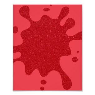 Tomatenrood Spat Custom Poster Print