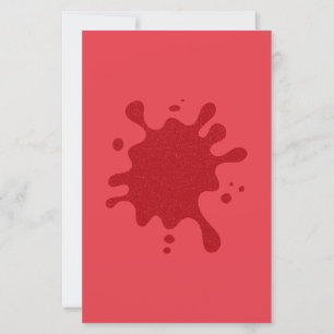  tomatenrood splat papier blad