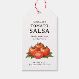 Tomatensalsa label cadeaulabel