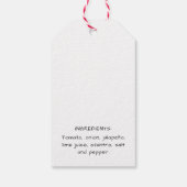 Tomatensalsa label cadeaulabel (Achterkant)