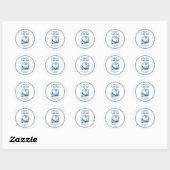Tomatensalsa op maat gemaakte kleuren ronde sticker (Vel)