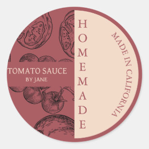 Tomatensaus Modern Business Label