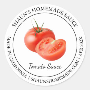 Tomatensaus Modern label