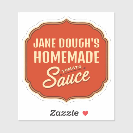 tomatensaus sticker (Vel)