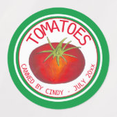 tomatensaus tomaten groenten, blik in blik op labels (Design 2)