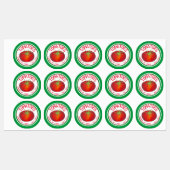 tomatensaus tomaten groenten, blik in blik op labels (Vel)