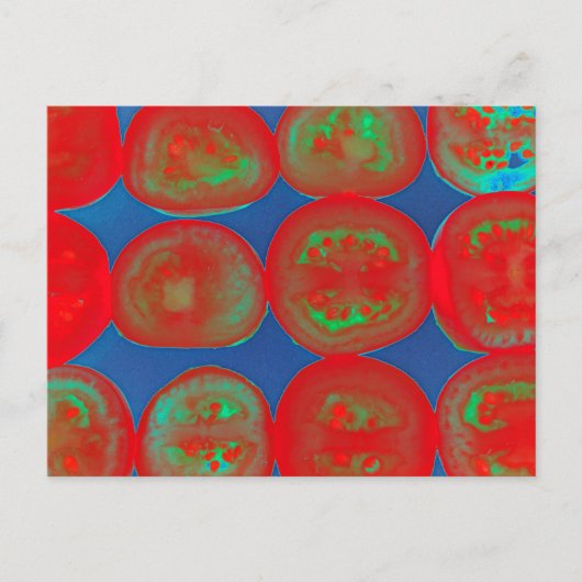 tomatenslakken briefkaart (Voorkant)