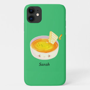 Tomatensoep en broodje met gegrilde kaas iPhone 11 hoesje