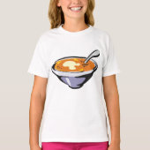 Tomatensoep met lepel t-shirt (Voorkant)