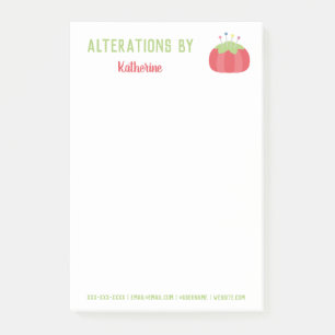 Tomatenspeldenkussen: handleiding voor het naaien  post-it® notes