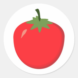 Tomatenstickers Ronde Sticker