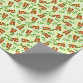Tomatentango: groentedruk cadeaupapier (Hoek)