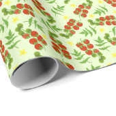 Tomatentango: groentedruk cadeaupapier (Rol Hoek)