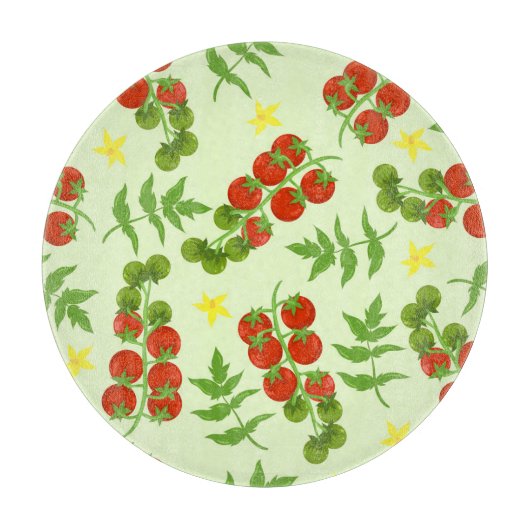 Tomatentango: groentedruk snijplank (Voorkant)