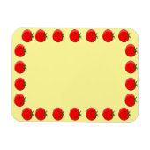 Tomatentekening Rand Blanco Aangepaste tekst Magneet (Horizontaal)