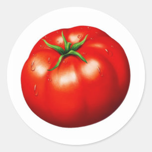 Tomatentuinlabel Ronde Sticker