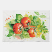 Tomates et serviette de thé à bascule (Horizontal)