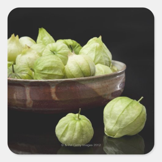 Tomatillos Vierkante Sticker (Voorkant)