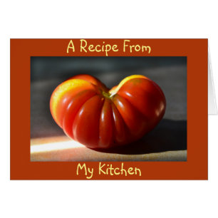 Tomato Blank Recipe Kaart