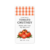 Tomato Chutney labels (Voorkant)