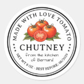 Tomato Chutney Preserve Label (Voorkant)