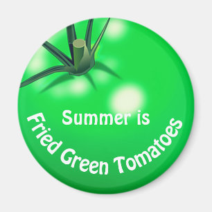 Tomato fried green tomaten schattige zomer magneet