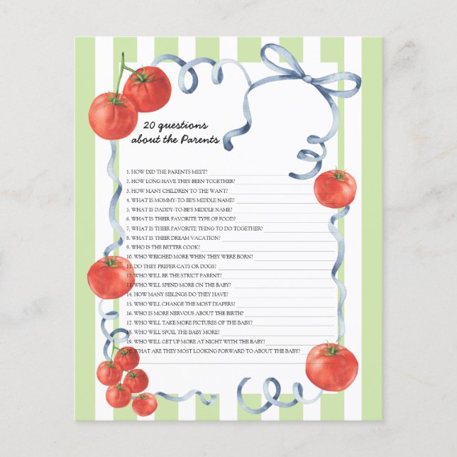 Tomato - games - 20 questions about the parents (Voorkant)