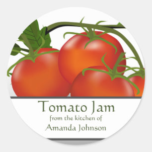 Tomato Jam Ronde Sticker