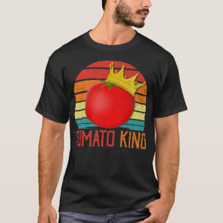 Tomato King Funny Vegan Tomaten Lover T-shirt
