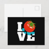 Tomato Love Tomaten Vegetable Briefkaart (Voorkant / Achterkant)