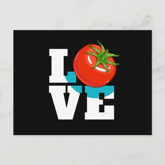 Tomato Love Tomaten Vegetable Briefkaart (Voorkant)