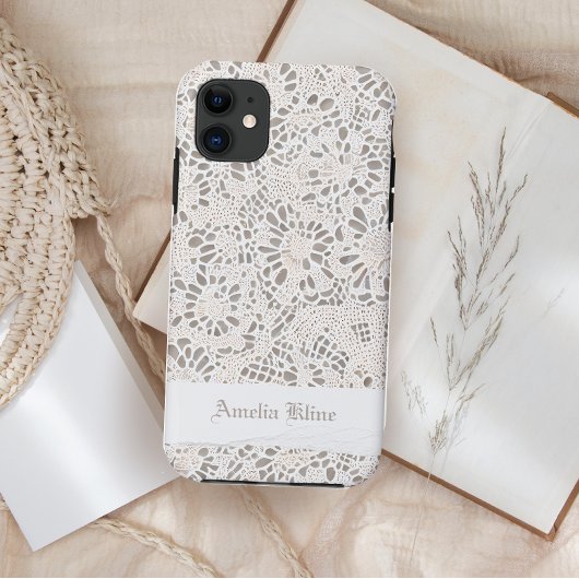 Tomato Meisje Esthetische Kant en Linnen Case-Mate iPhone Case