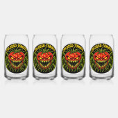 Tomato monstrous garden frosted glasses (Recto)