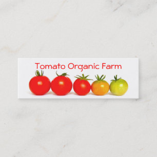 Tomato Organic Boerderij Mini Visitekaartje