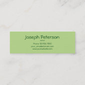 Tomato Organic Boerderij Mini Visitekaartje (Achterkant)