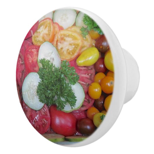 Tomato Platter keramische knop (Rechts)