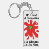 Tomato Rectangle Sleutelhanger (Voorkant Links)