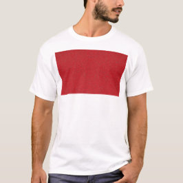 Tomato Red Chest Block T-shirt - 