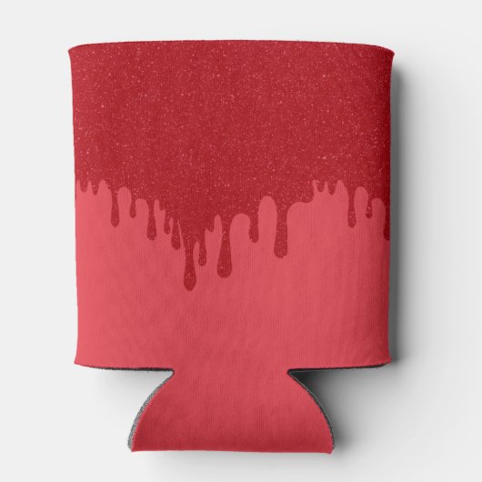 Tomato Red Drip Can Cooler – Customizable (Achterkant)