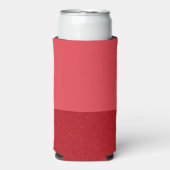 Tomato Red Duo-Tone Customizable Can Cooler (Seltzer Voorkant)